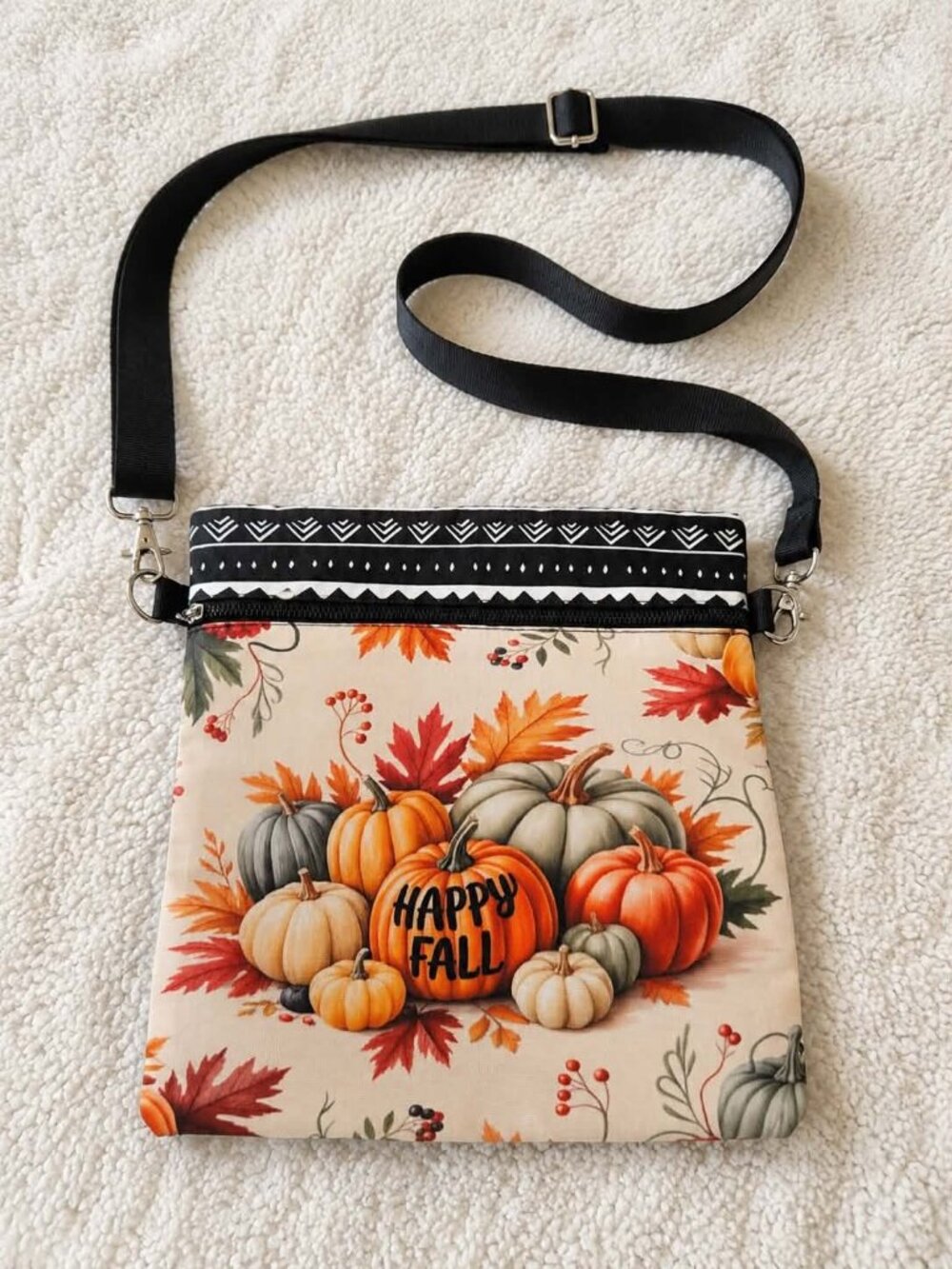 Festive fall crossbody bag f